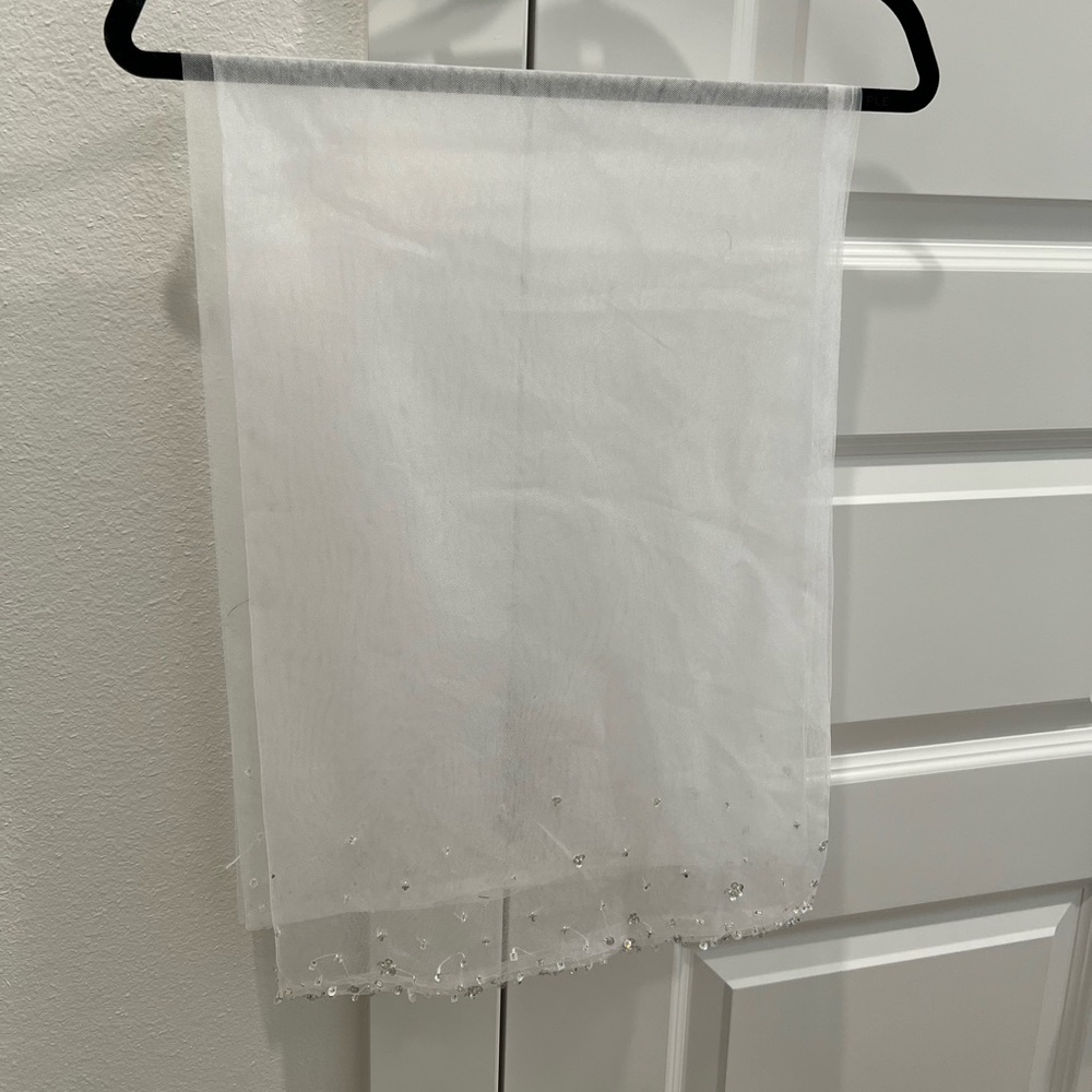 Sheer White Shaw for formal events